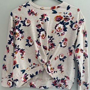 Arizona Girls floral top size 10/12